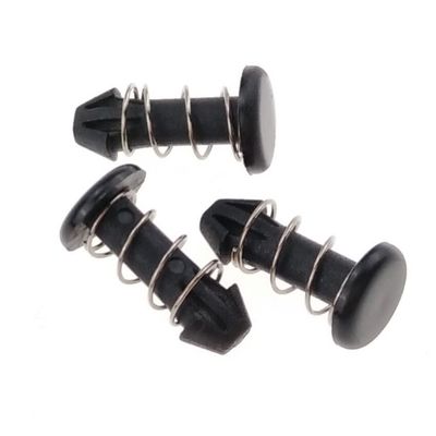 Remaches de resorte de nailon de plástico negro para computadora