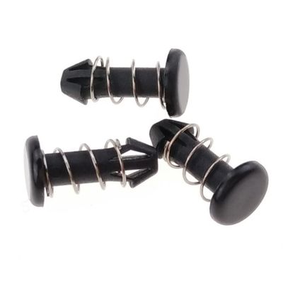 Remaches de resorte de nailon de plástico negro para computadora